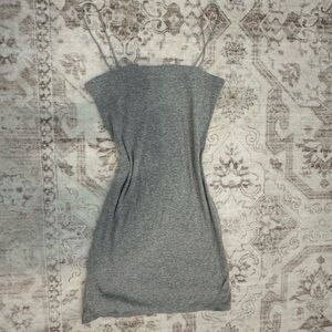 Ambiance Gray Strapless Dress
